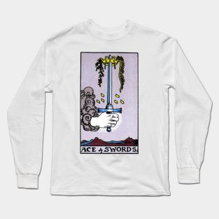 Ace of Swords Tarot Long Sleeve T-Shirt